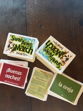 Spanish flash cards